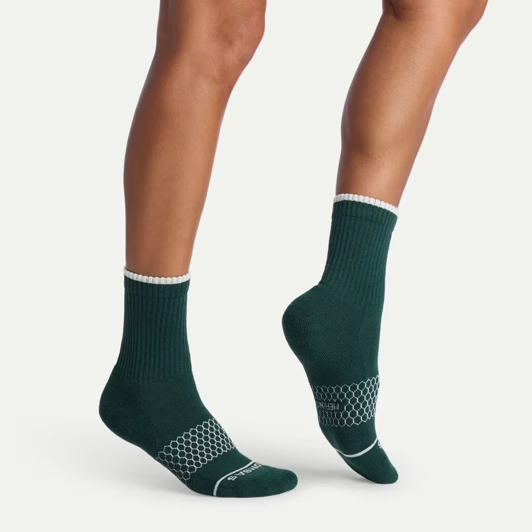 Women's Merino Wool Blend Half Calf Sock 4-Pack - US 3589