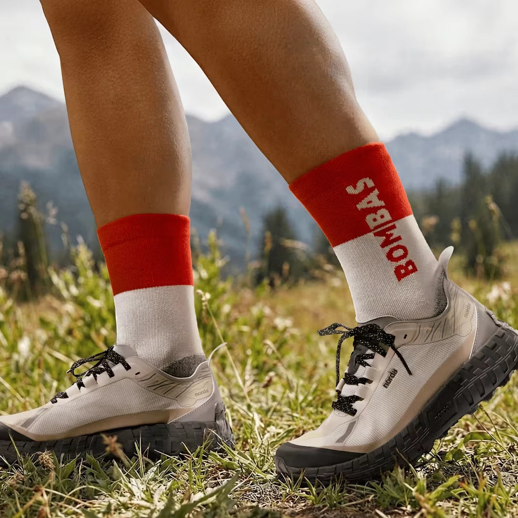 Women's Merino Wool Blend Hiking Calf Socks - US 8561