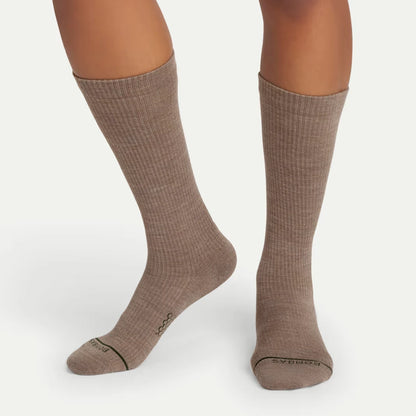 Women's Merino Wool Blend Modern Rib Calf Sock 4-Pack - US 9749