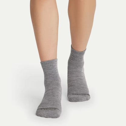 Women's Merino Wool Blend Modern Rib Quarter Sock 8-Pack - US 2612