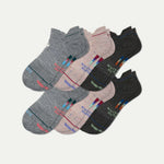 Women's Merino Wool Blend Run Ankle Sock 6-Pack - US 6011