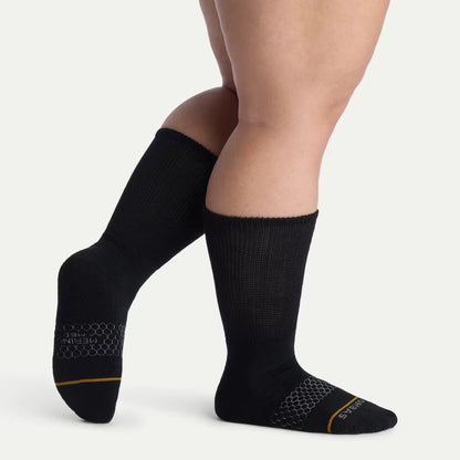 Women's Merino Wool Blend Wide Calf Socks - US 5917