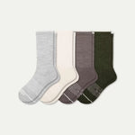 Women's Merino Wool Blend Calf Sock 4-Pack - US 0072