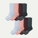 Women's Merino Wool Blend Calf Sock 8-Pack - US 3527