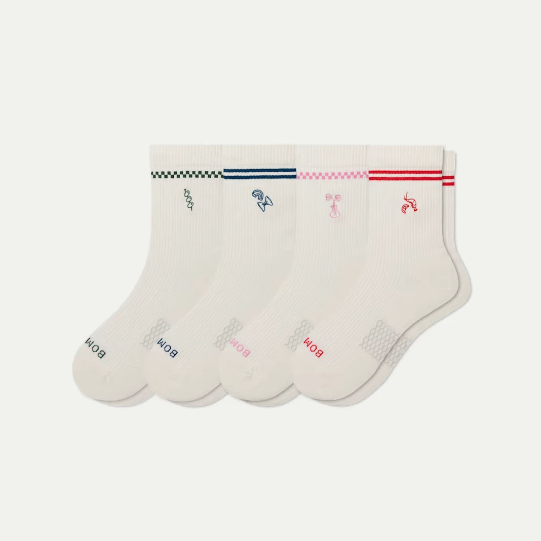 Women's Modern Rib Half Calf Sock 4-Pack - US 3632