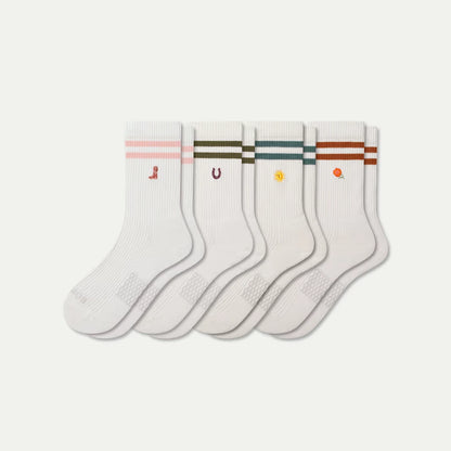 Women's Modern Rib Half Calf Sock 4-Pack - US 0680