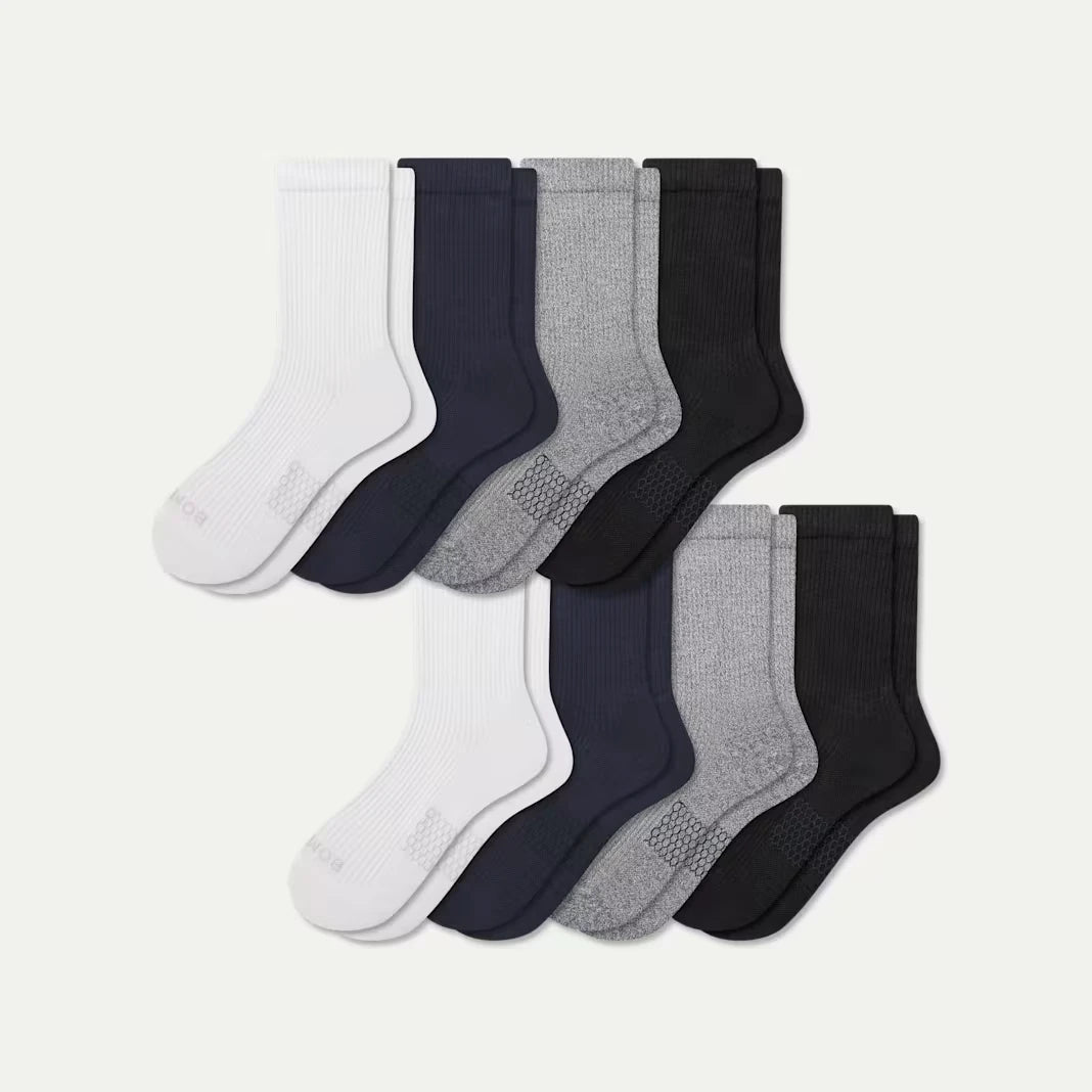 Women's Modern Rib Half Calf Sock 8-Pack - US 4466