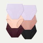 Women's No Show High Rise Brief 6-Pack - US 4740