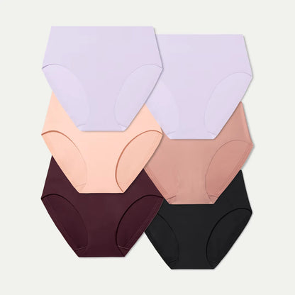 Women's No Show High Rise Brief 6-Pack - US 4740