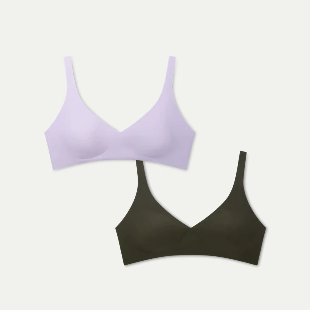 Women’s No Show Plunge Bralette 2-Pack - US 5150