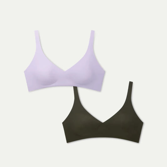 Women’s No Show Plunge Bralette 2-Pack - US 5150