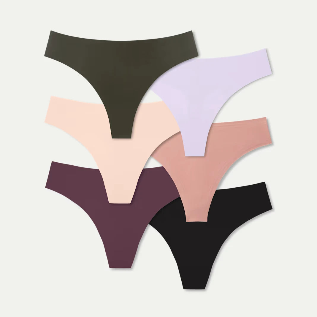 Women's No Show Thong 6-Pack - US 2569