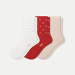 Women's Pearl Half Calf Sock 3-Pack - US 2422