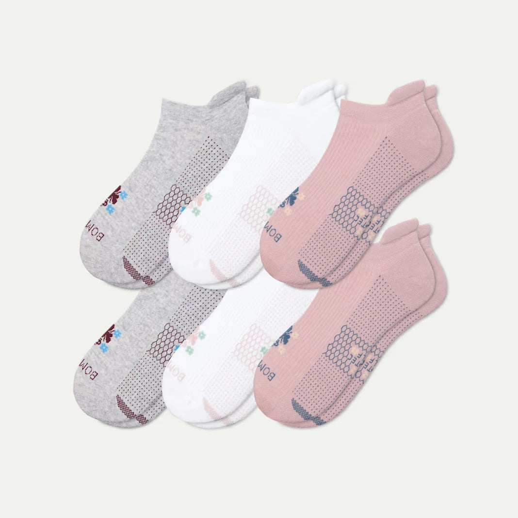 Women's Golf Ankle Sock 6-Pack - US 0657