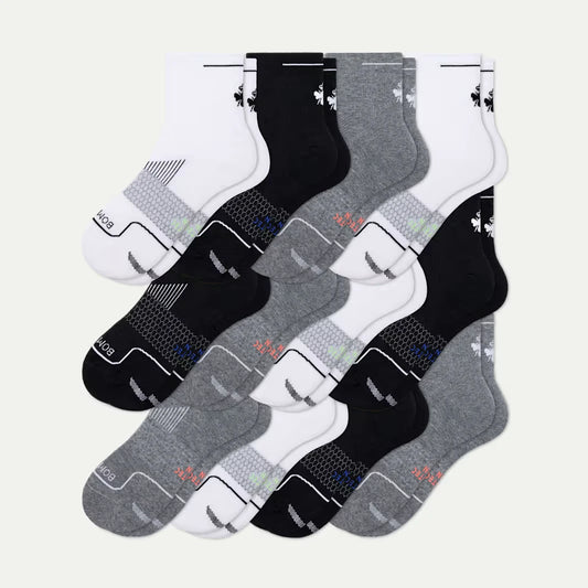 Women's Run Quarter Sock 12-Pack - US 9433