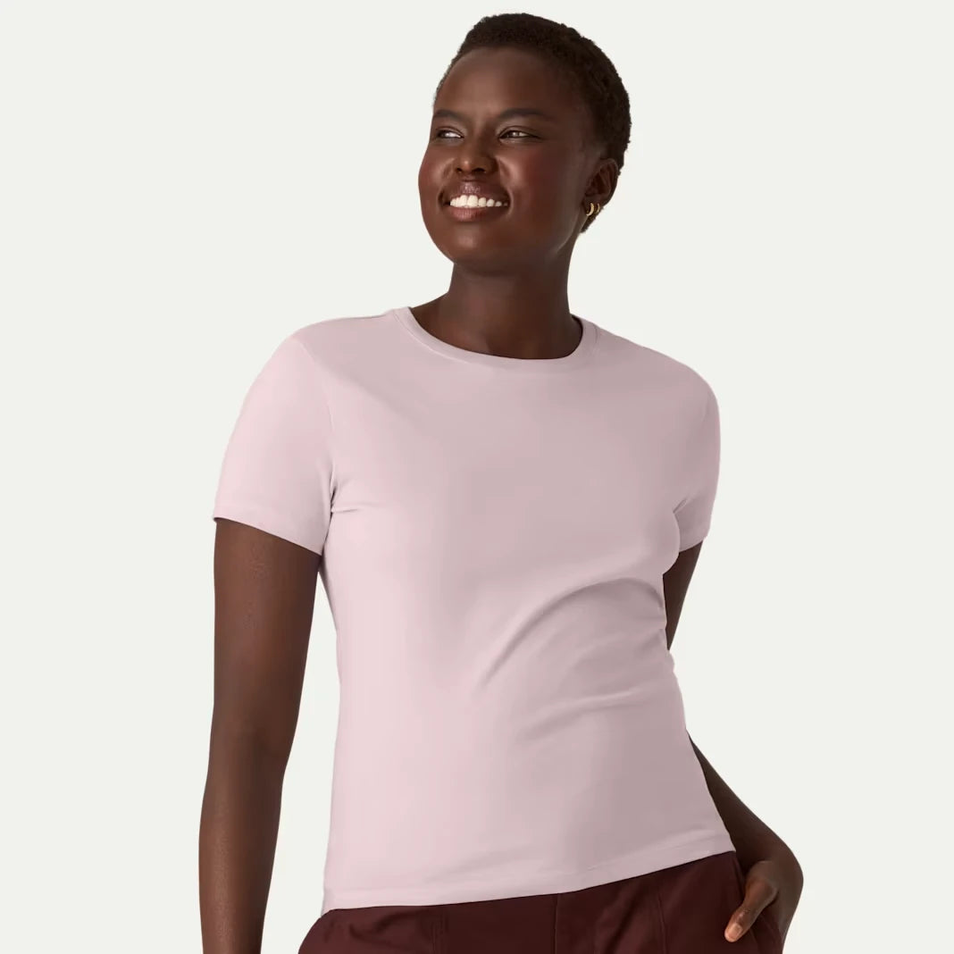 Women's Pima Cotton Slim Crew Neck T-Shirt 6-Pack - US 8947