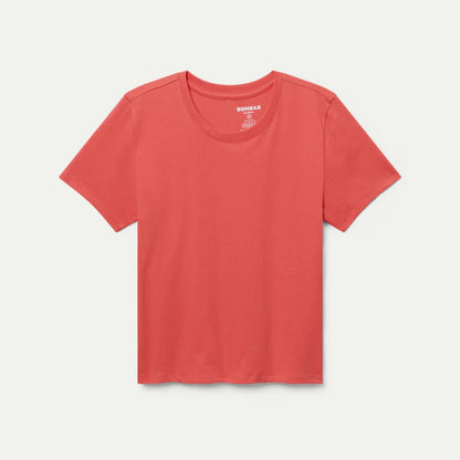 Women's Pima Cotton Slim Crew Neck T-Shirt - US 9922