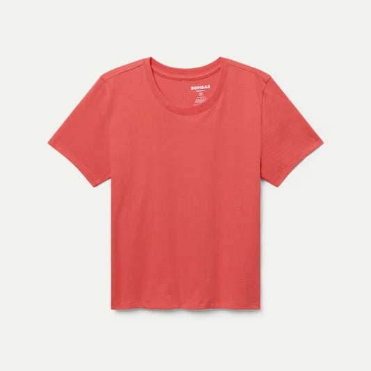 Women's Pima Cotton Slim Crew Neck T-Shirt - US 9922