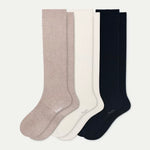 Women's Pointelle Knee High Sock 3-Pack - US 2388