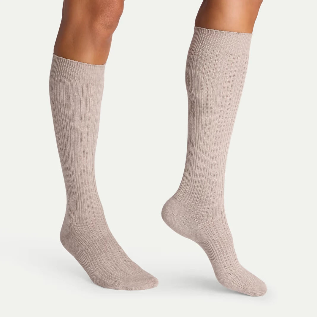 Women's Pointelle Knee High Socks - US 8319