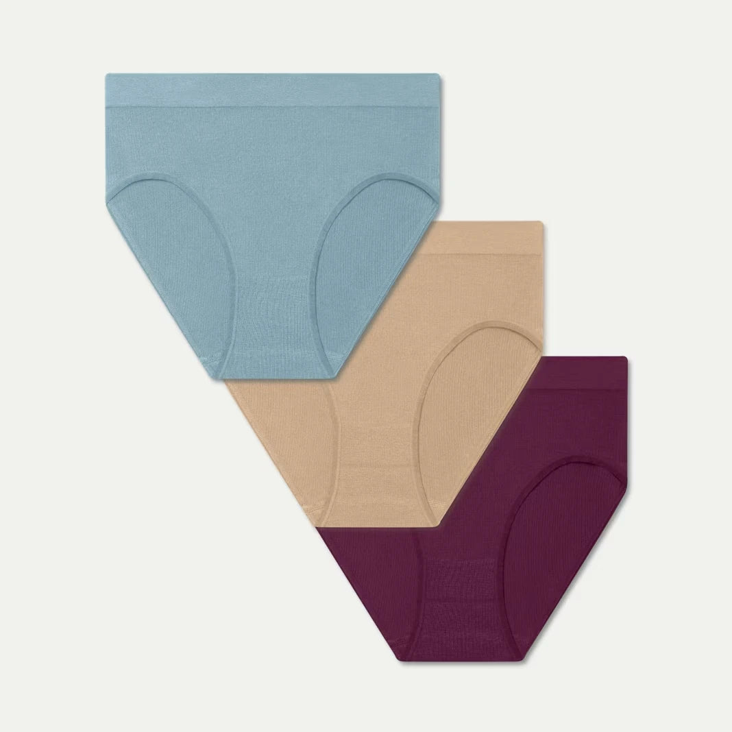 Women's Seamless High Rise Brief 3-Pack - US 6030