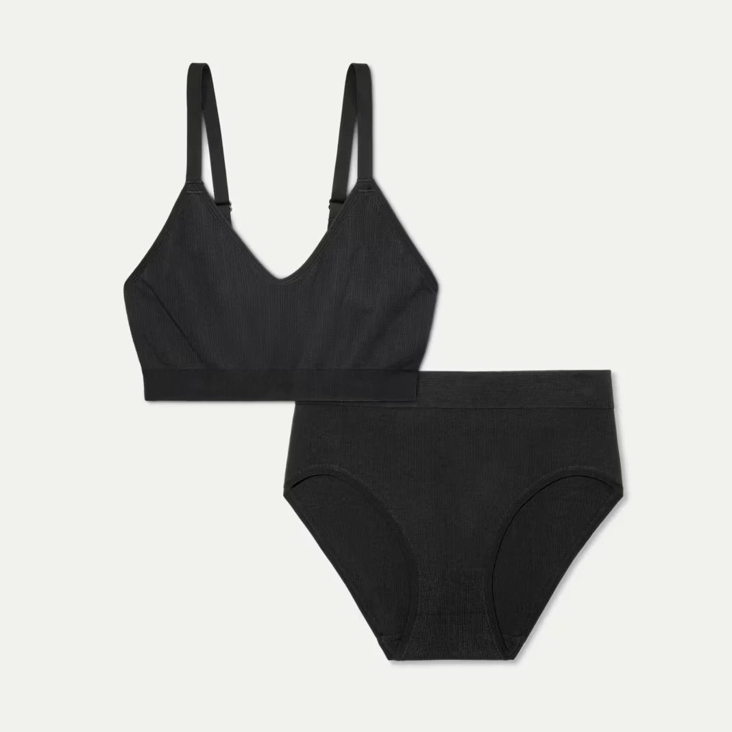 Women’s Seamless Scoop Bralette + High Rise Brief Pack - US 9992