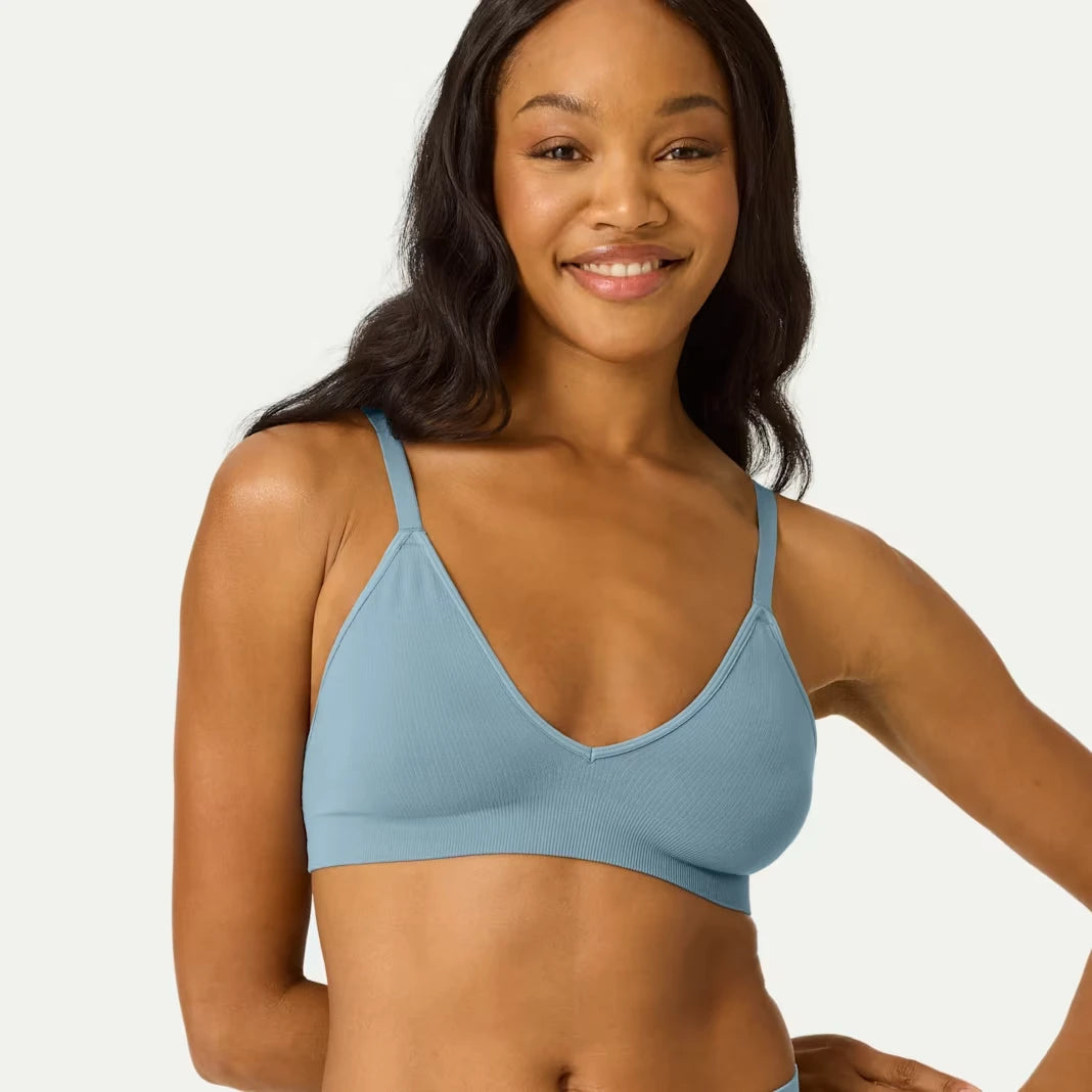 Women's Seamless Triangle Bralette + Brief Pack - US 3202