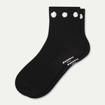 Women's Rosette True Rib Quarter Socks - US 1225