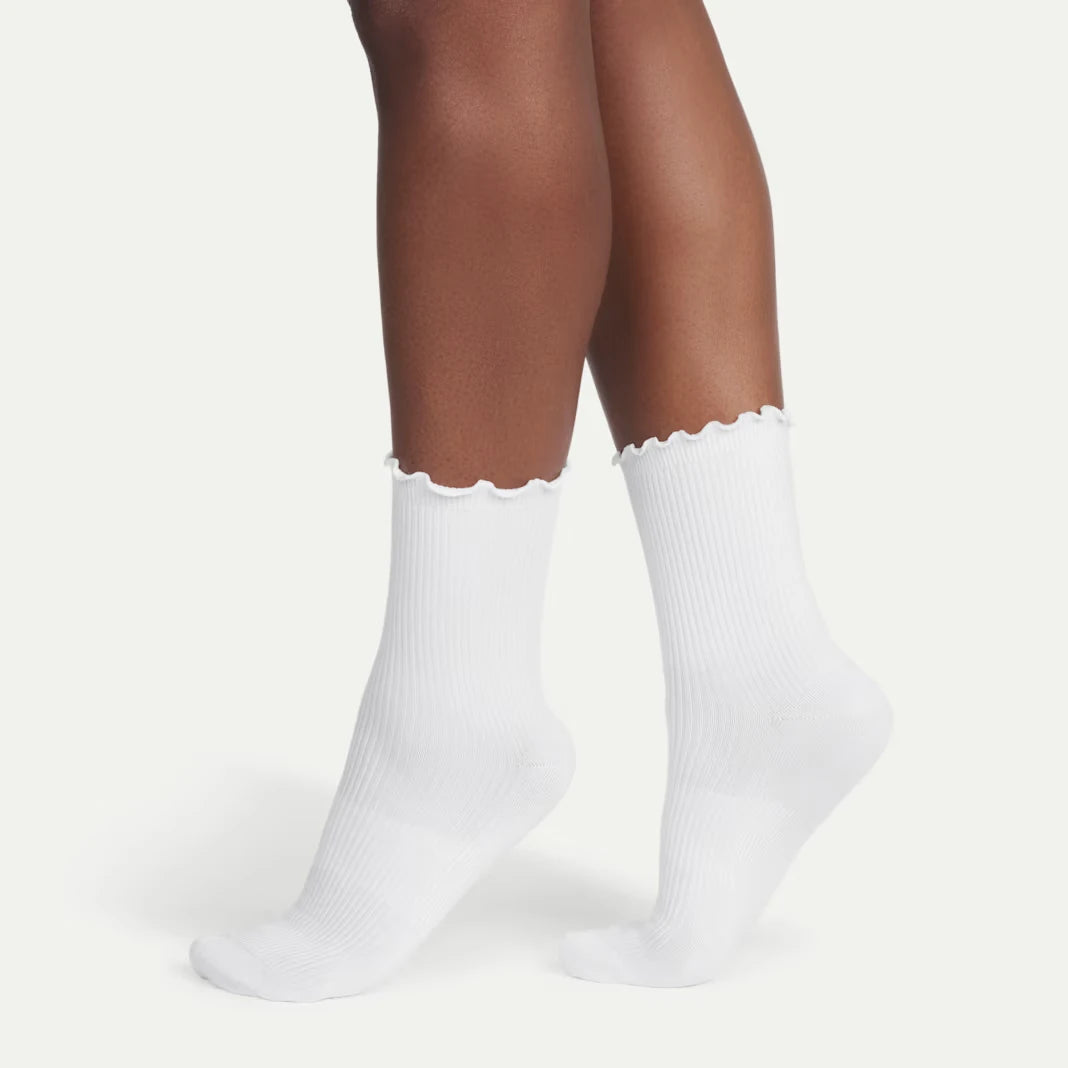 Women's Ruffle Rib Half Calf Sock 8-Pack - US 2768