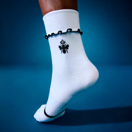 Women’s Ruffle Sport Half Calf Sock 3-Pack - US 3058