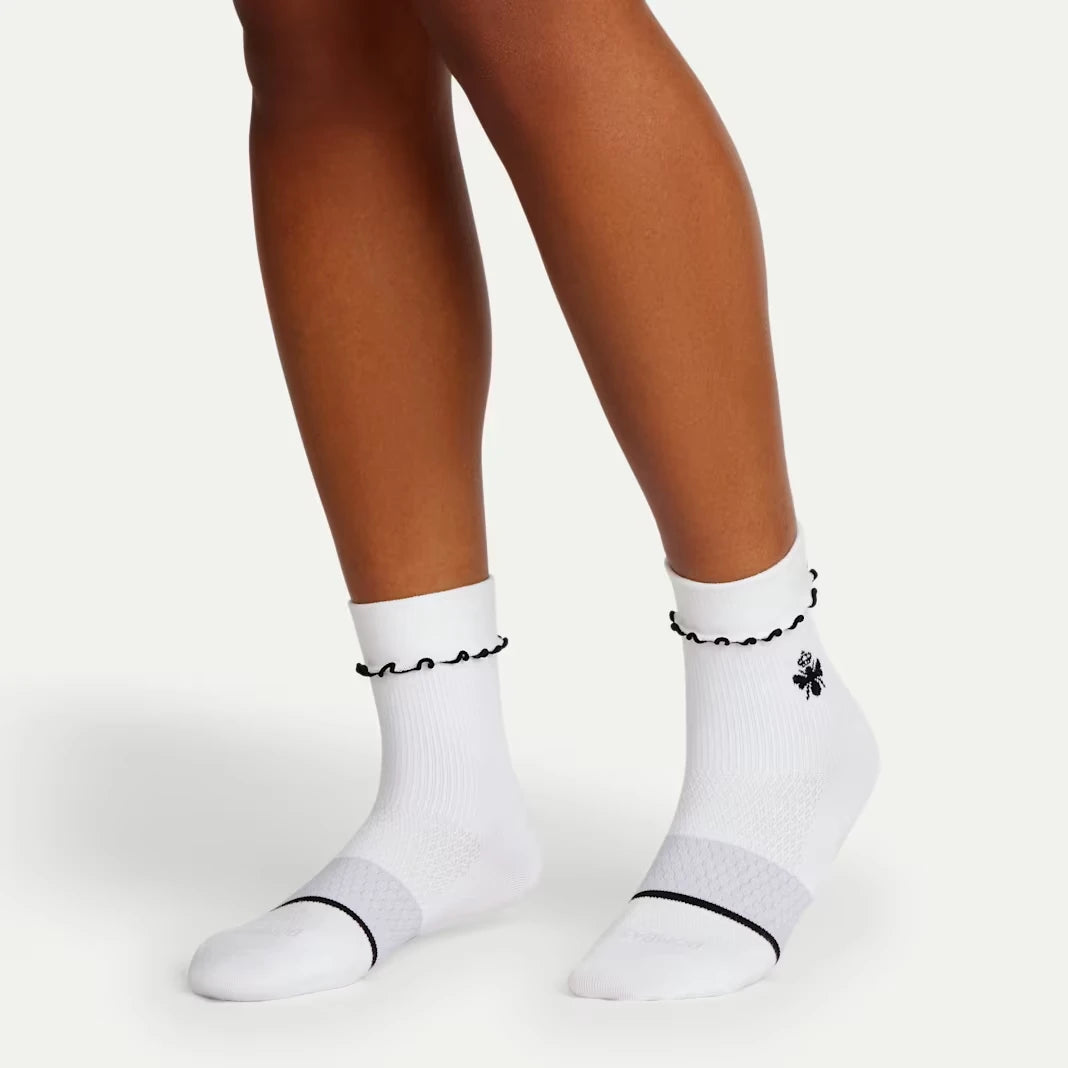 Women’s Ruffle Sport Half Calf Sock 3-Pack - US 3058