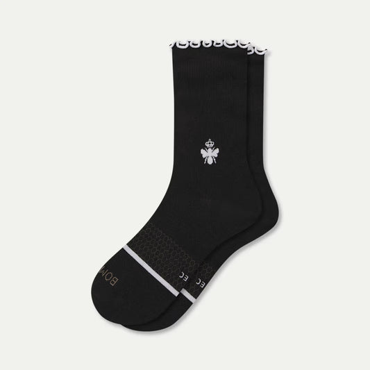 Women’s Ruffle Sport Half Calf Socks - US 9894