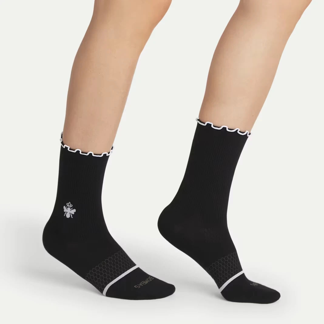 Women’s Ruffle Sport Half Calf Sock 3-Pack - US 3058