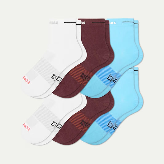 Women's RunPro Quarter Sock 6-Pack - US 0070