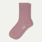 Women's Scallop Half Calf Socks - US 4814