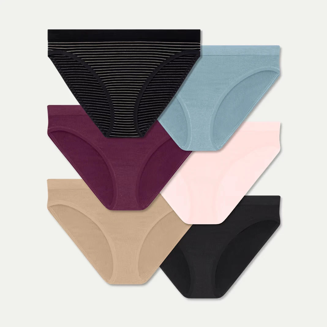 Women's Seamless Bikini 6-Pack - US 7036