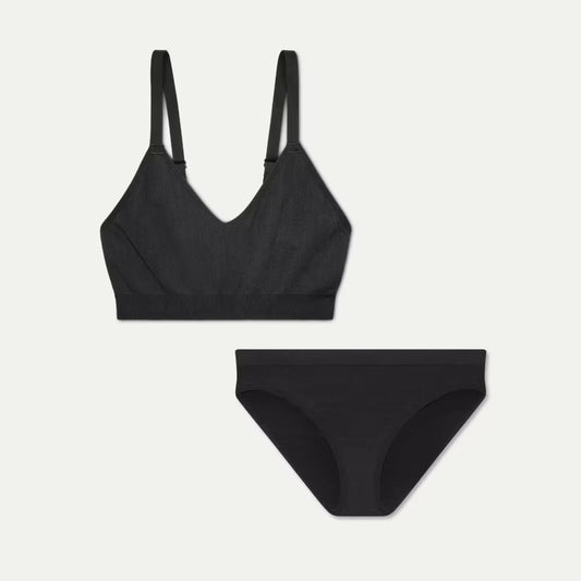 Women's Seamless Scoop Bralette + Bikini Pack - US 8394