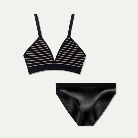 Women's Seamless Triangle Bralette + Bikini Pack - US 6342
