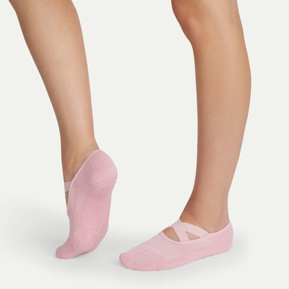 Women's Studio Gripper Ballet No Show Sock 6-Pack - US 5186