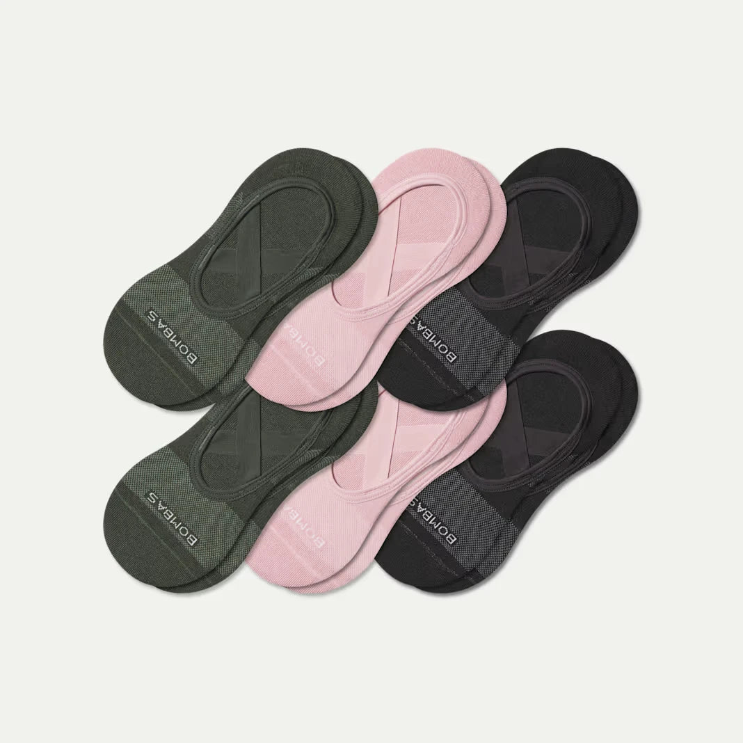 Women's Studio Gripper Ballet No Show Sock 6-Pack - US 5186