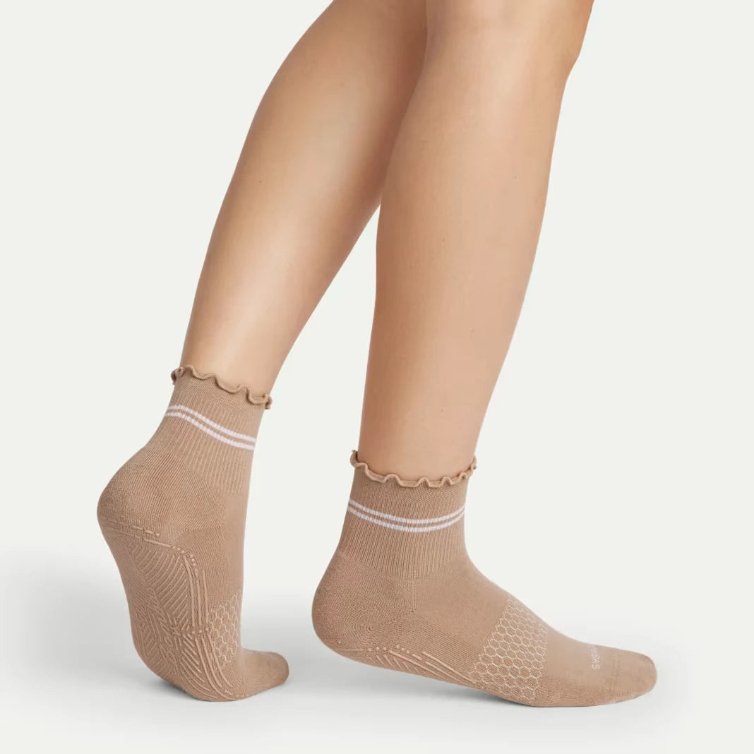 Women's Studio Gripper Quarter Sock 3-Pack - US 2920