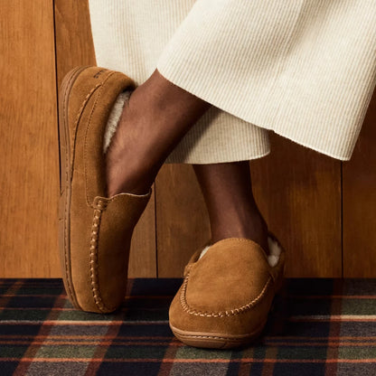 Women's Suede Moccasin Slipper - US 6405