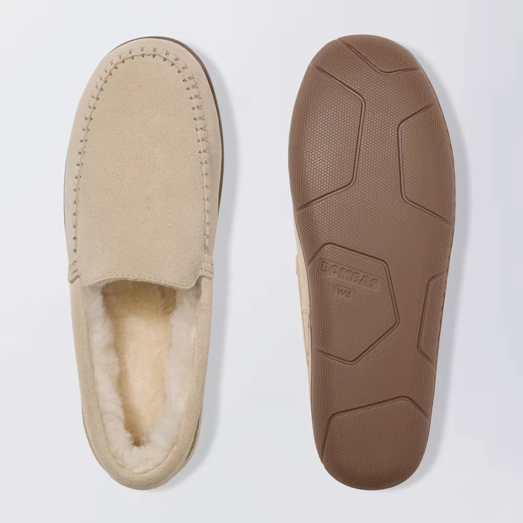 Women's Suede Moccasin Slipper - US 6130