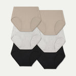 Women's Everyday Super Soft High Rise Full Brief 6-Pack - US 2944