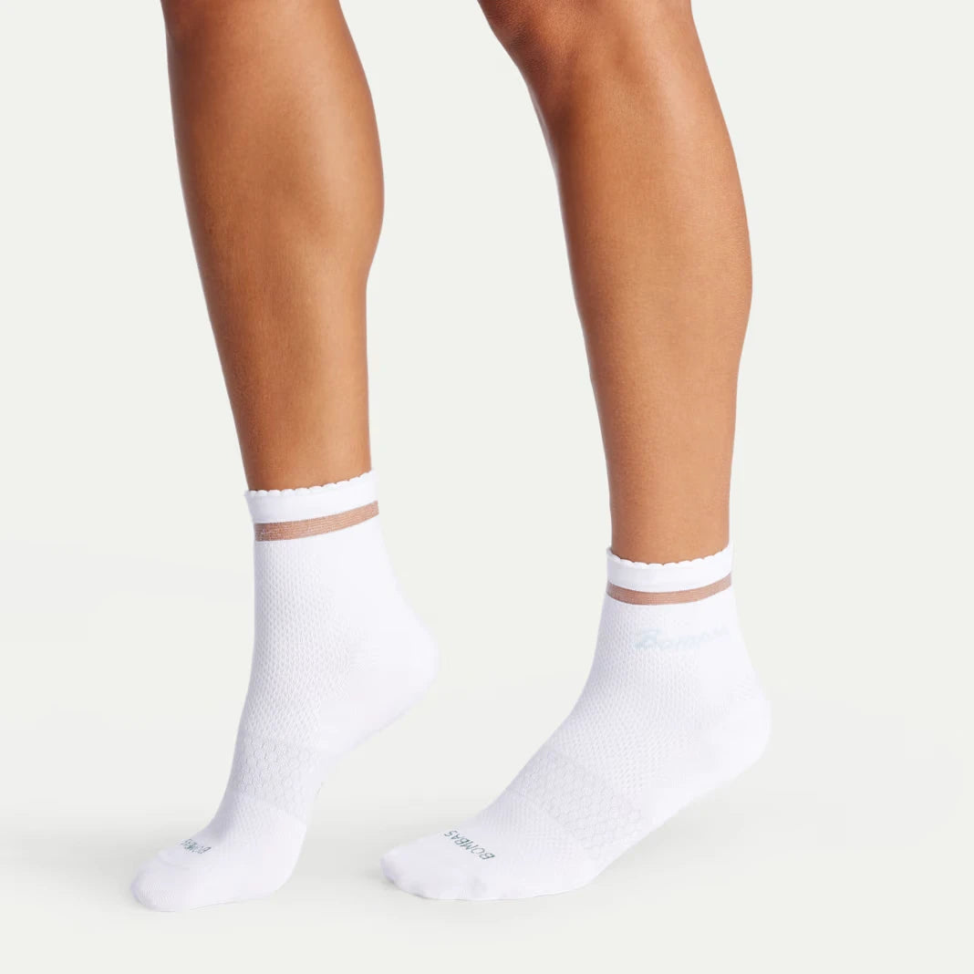 Women's UltraLite Sport Sheer Stripe Quarter Sock 3-Pack - US 1979