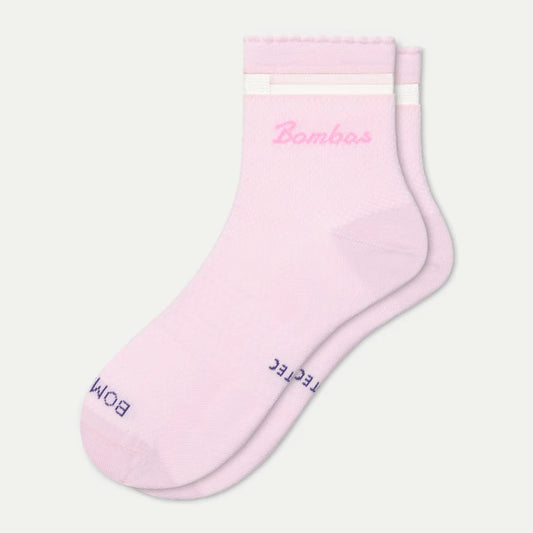 Women's UltraLite Sport Sheer Stripe Quarter Socks - US 4479