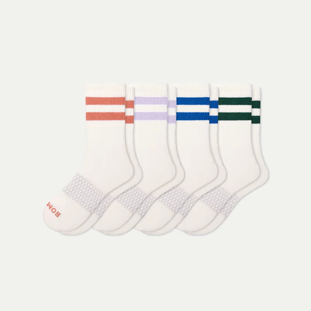 Women's Vintage Stripes Half Calf Sock 4-Pack - US 9115