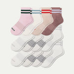 Women's Vintage Stripes Quarter Sock 12-Pack - US 9561