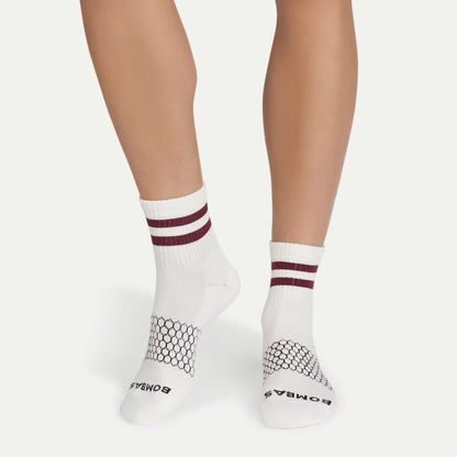 Women's Vintage Stripes Quarter Sock 4-Pack - US 9035