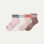 Women's Vintage Stripes Quarter Sock 4-Pack - US 7840